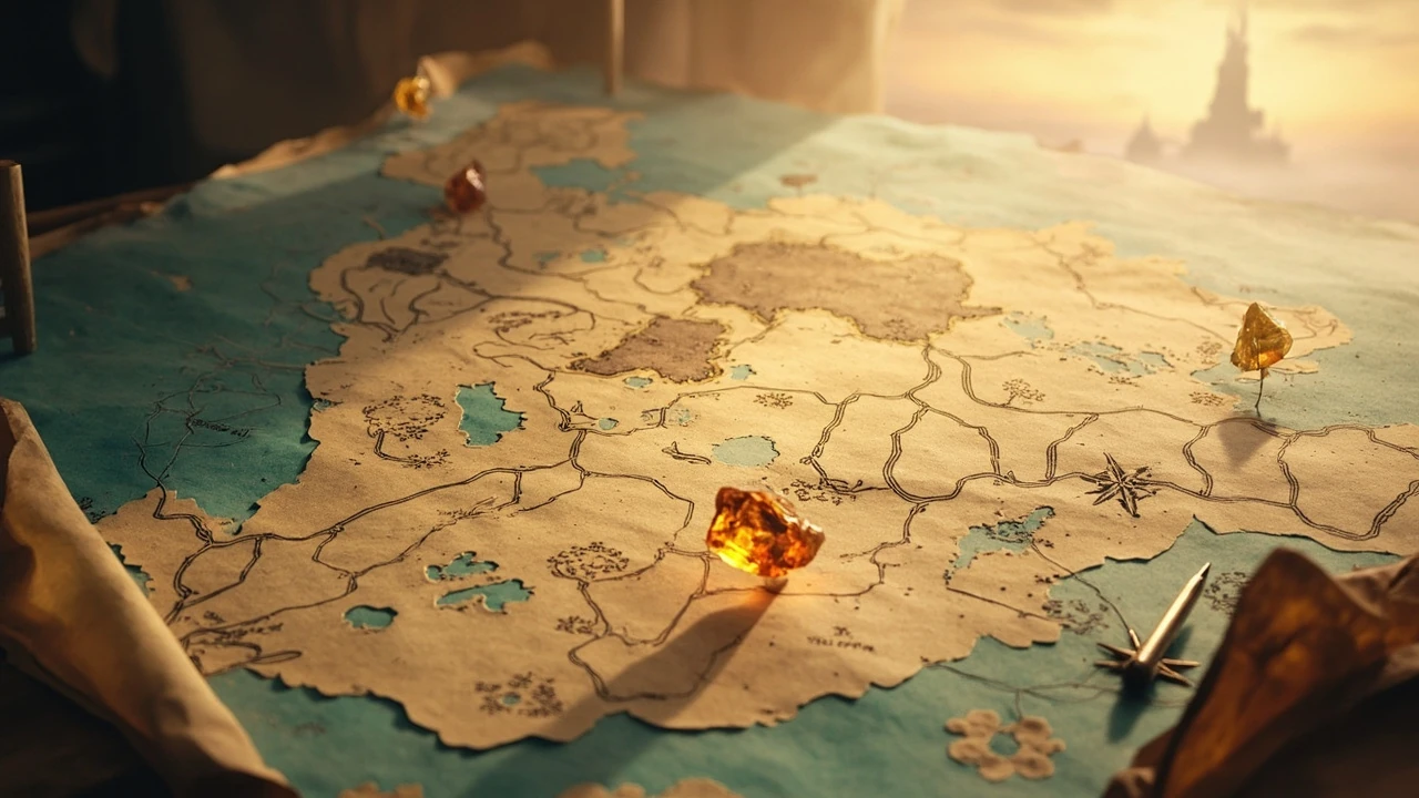 A detailed Pharloom map marking every silksong mask shard location for Hornet